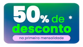 50% de desconto na primeira mensalidade FSA